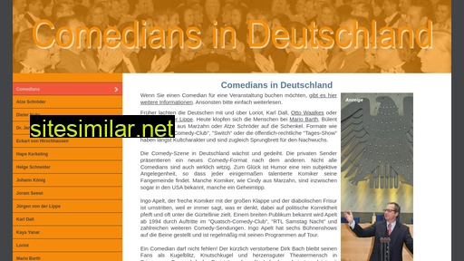 Comedians-in-deutschland similar sites
