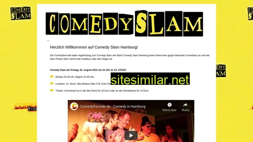 comedy-slam-hamburg.de alternative sites