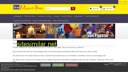 compraesent-shop.de alternative sites