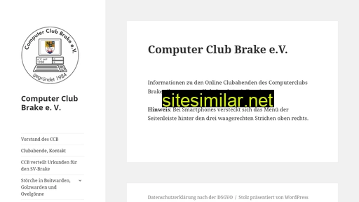 Computerclub-brake similar sites