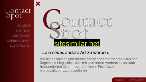 Contact-spot similar sites