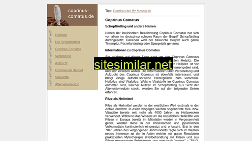coprinus-comatus.de alternative sites