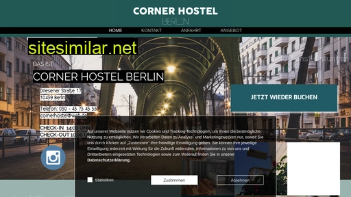 corner-hostel.de alternative sites