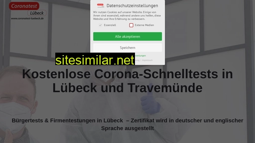 coronatest-luebeck.de alternative sites