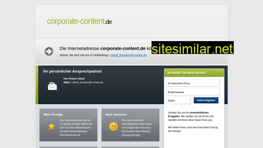 Corporate-content similar sites