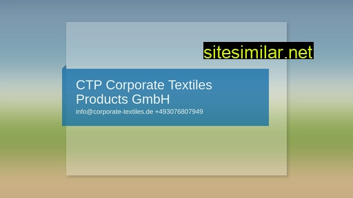 corporate-textiles.de alternative sites
