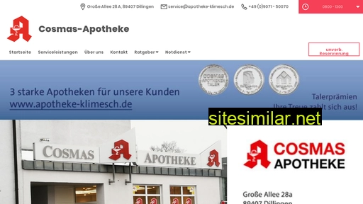 cosmas-apotheke-dillingen.de alternative sites