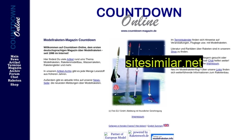 Countdown-magazin similar sites