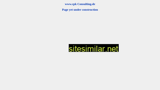 cpk-consulting.de alternative sites