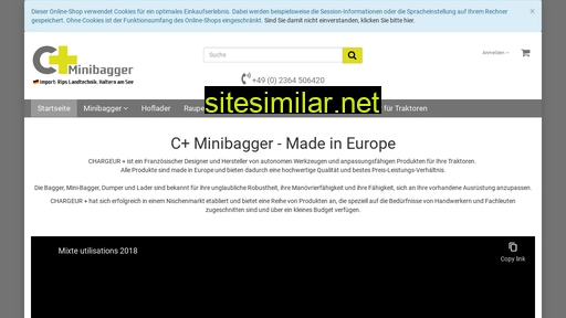 cplus-minibagger.de alternative sites