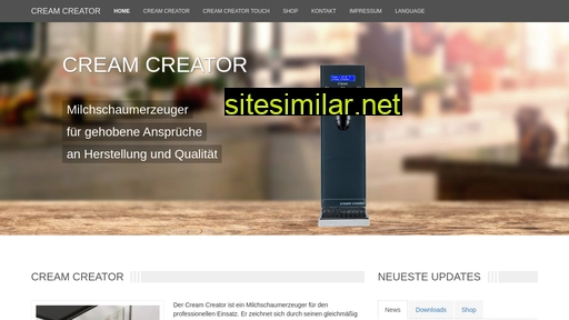 cream-creator.de alternative sites