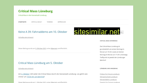 Criticalmass-lueneburg similar sites