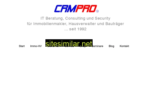 Crmpro similar sites