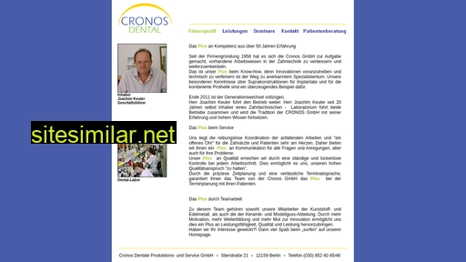 Cronos-dental similar sites