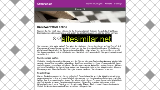 crossee.de alternative sites
