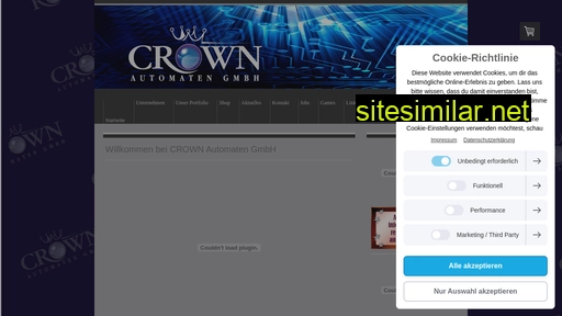 Crown-automaten similar sites