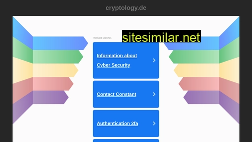 cryptology.de alternative sites