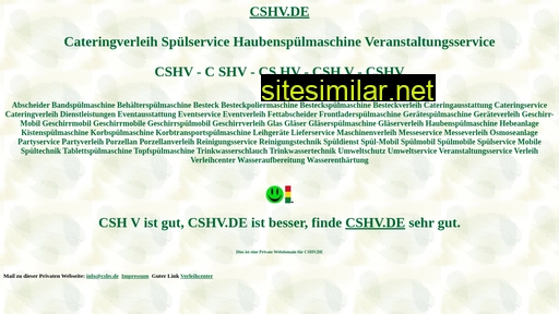 cshv.de alternative sites