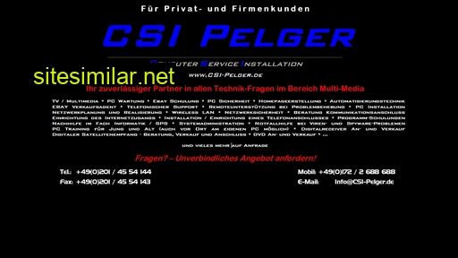 Csi-pelger similar sites