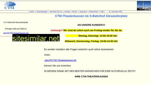 ctm-theaterkassen.de alternative sites