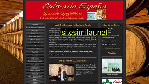 culinaria-espana.de alternative sites