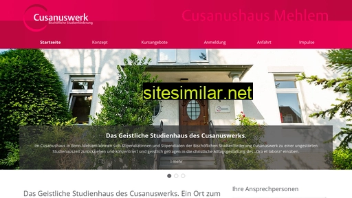 Cusanushaus-mehlem similar sites