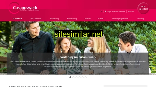 cusanuswerk.de alternative sites