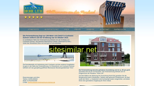 cuxhaven-ferienwohnung-duhnen.de alternative sites