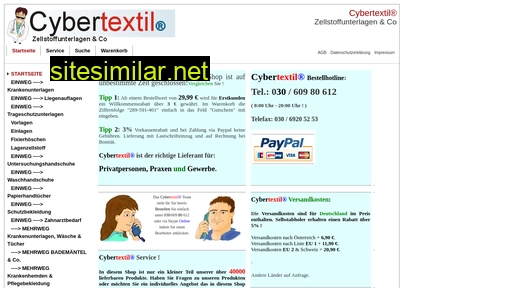cybertextil.de alternative sites