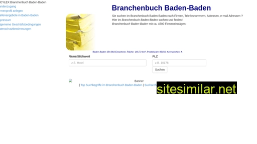 Cylex-branchenbuch-baden-baden similar sites