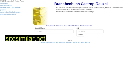 Cylex-branchenbuch-castrop-rauxel similar sites