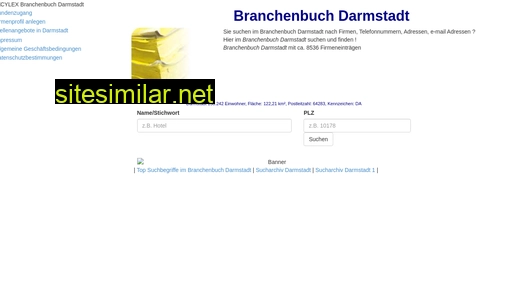 Cylex-branchenbuch-darmstadt similar sites