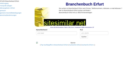 Cylex-branchenbuch-erfurt similar sites