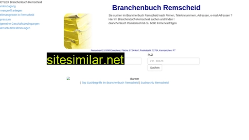 cylex-branchenbuch-remscheid.de alternative sites