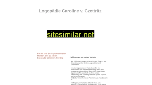 czettritz-logopaedie.de alternative sites