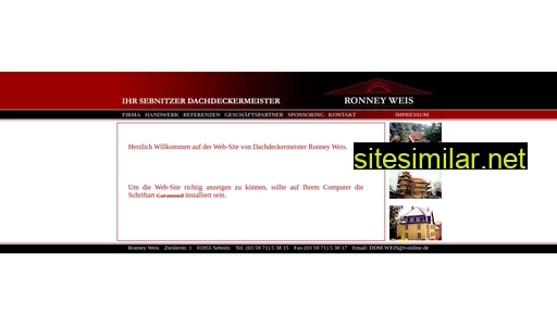 dachdeckermeister-weis.de alternative sites