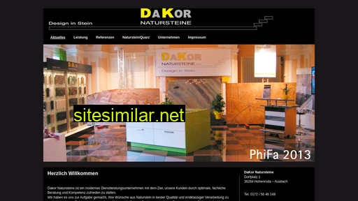 dakor-natursteine.de alternative sites