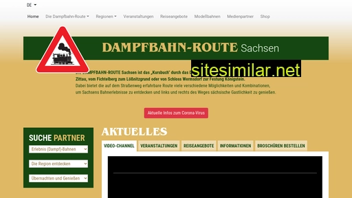 dampfbahn-route.de alternative sites