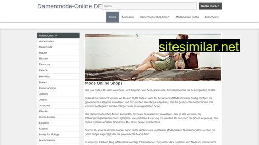 Damenmode-online similar sites