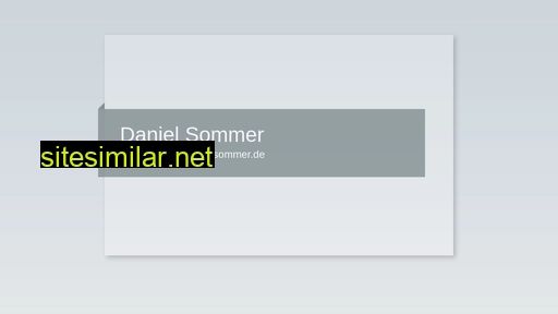 daniel-sommer.de alternative sites