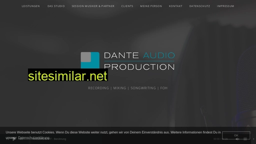 Dante-audio-production similar sites