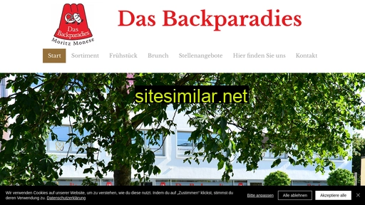 dasbackparadies.de alternative sites