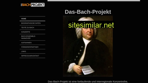 Das-bach-projekt similar sites