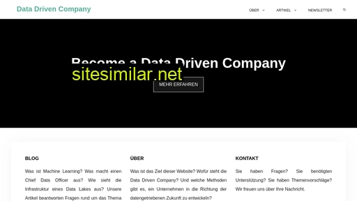 datadrivencompany.de alternative sites