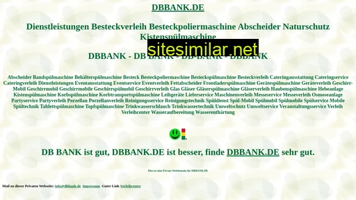 dbbank.de alternative sites