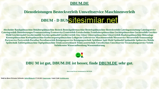 dbum.de alternative sites