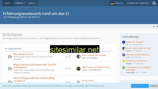 Dcig-forum similar sites