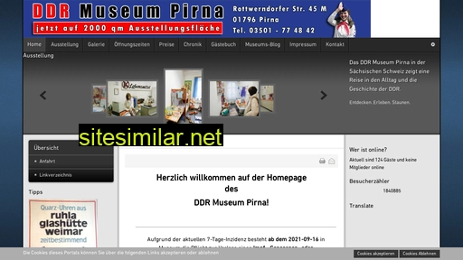 ddr-museum-pirna.de alternative sites