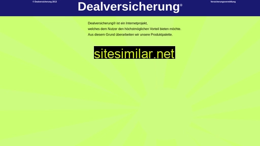 dealversicherung.de alternative sites