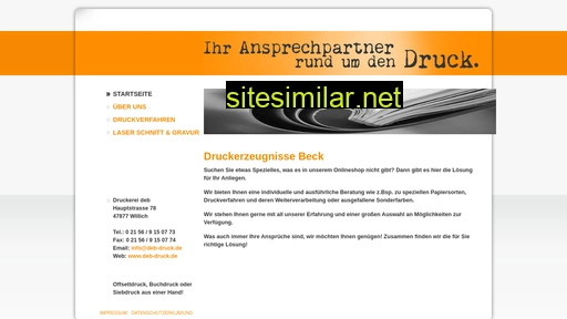 deb-druck.de alternative sites